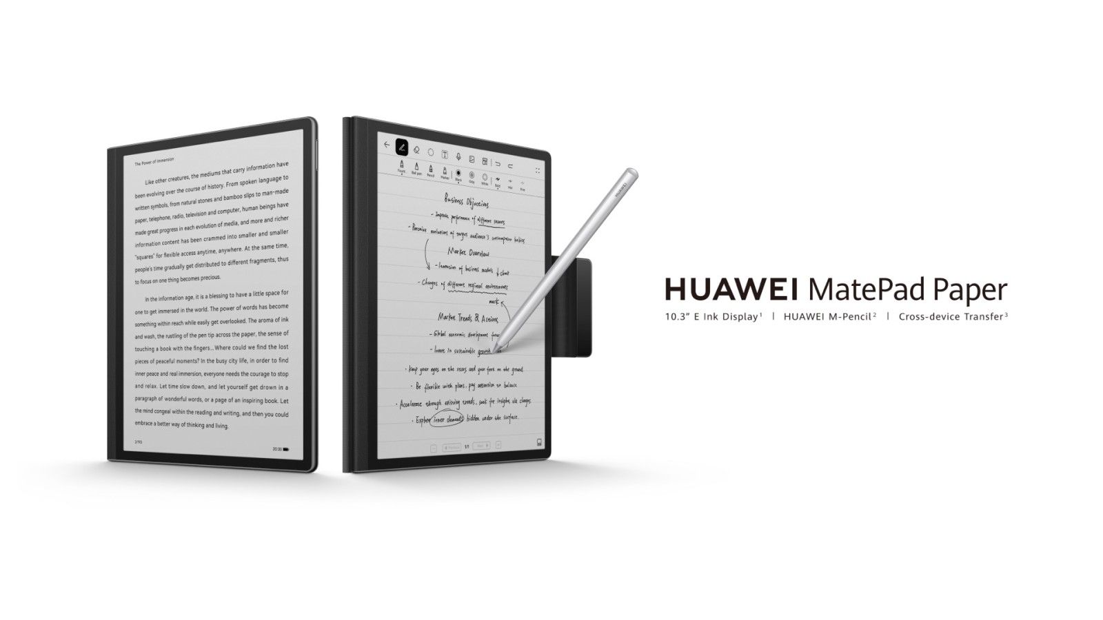 HUAWEI MatePad Paper with e-ink display announced at MWC 2022